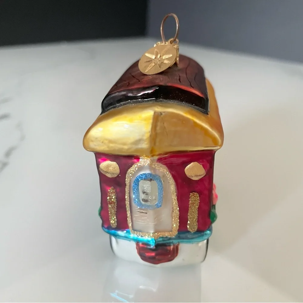 North Pole Express Train Car Ornament by Christopher Radko